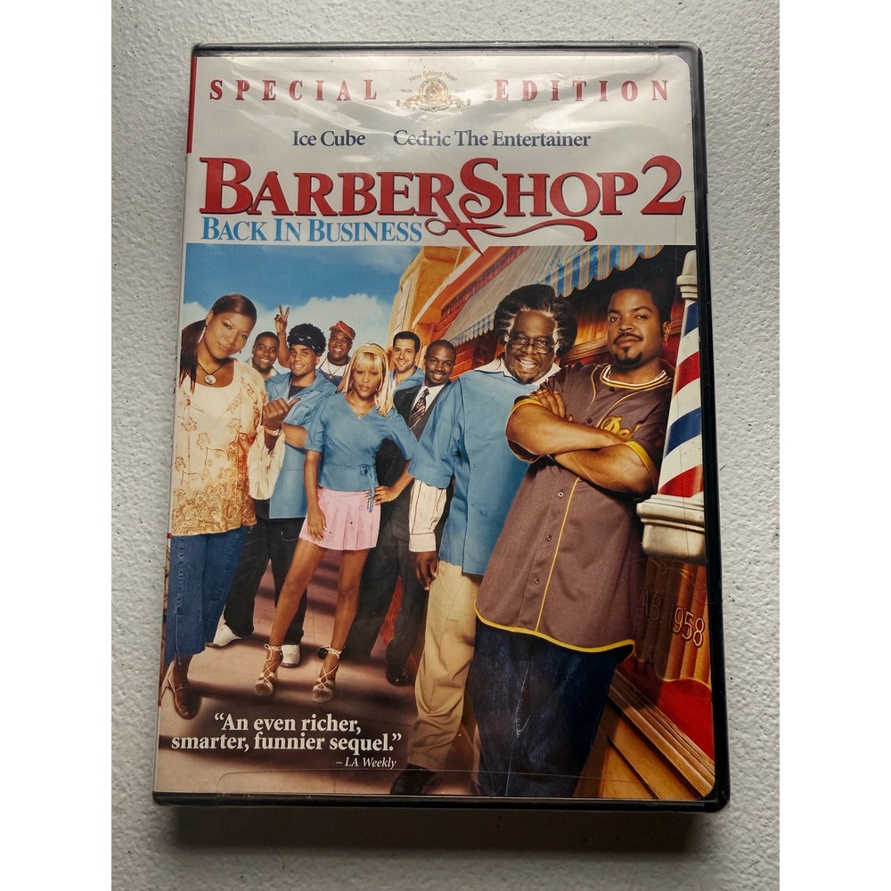 Barbershop 2 Back in Business DVD Special Edition Ice Cube Cedric 2004 Comedy